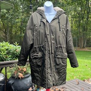 Zara Winter Parka with Faux Shearling Lining